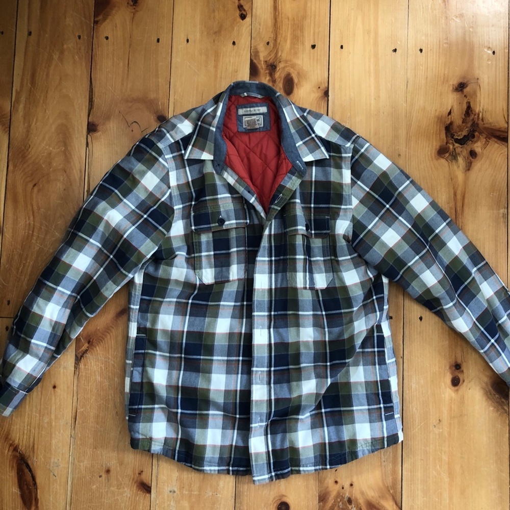 LL Bean flannel shirt jacket